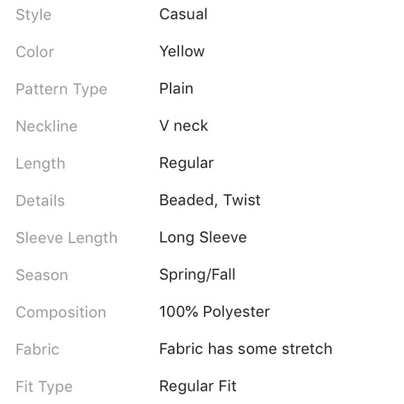 🌻New 🌻mustard pearl sweater size XL - Picture 5 of 5